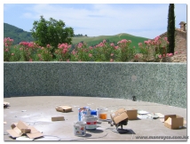 Swimming Pool with Jade Tiles view 4