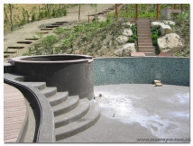 Swimming Pool with Jade Tiles view 7