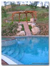 Swimming Pool with Jade Tiles view 2